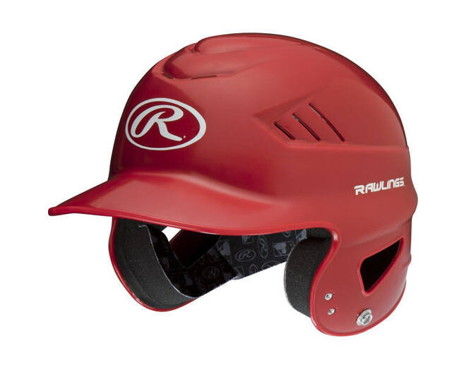 Rawlings RCFH Coolflo Adult Baseball Batting Helmet Color Scarlet
