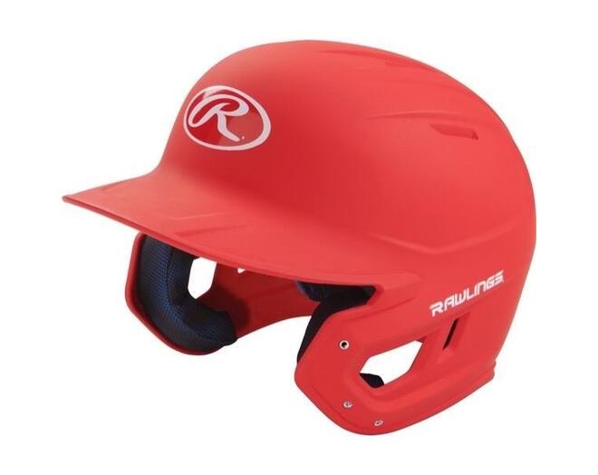 Rawlings IMPAX Foam Mach Baseball Batting Helmet Youth | Color Scarlet