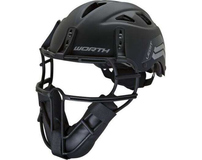 Worth LGTPH Legit Softball Pitchers Molded Helmet | One Size Color Black