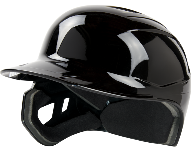 Rawlings MSE01A Mach Single Ear Left Handed Baseball Batting Helmet | L Black