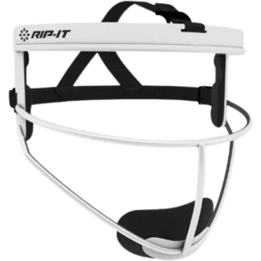 RIP-IT Youth Pro Original Defense Softball Steel Bars Fielder's Mask Color White
