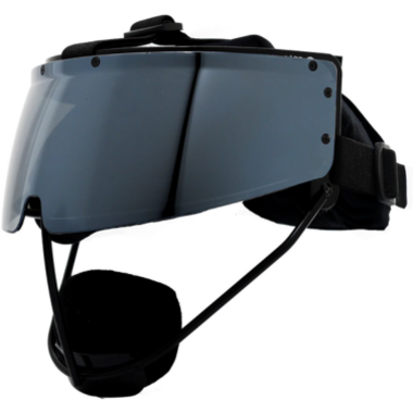 SHOC Softball Youth/Adult Visor Color Chrome Mirror | Designed For Rip-It Masks