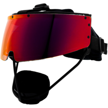 SHOC Softball Youth/Adult Visor Color Tigers Blood | Designed For Rip-It Masks
