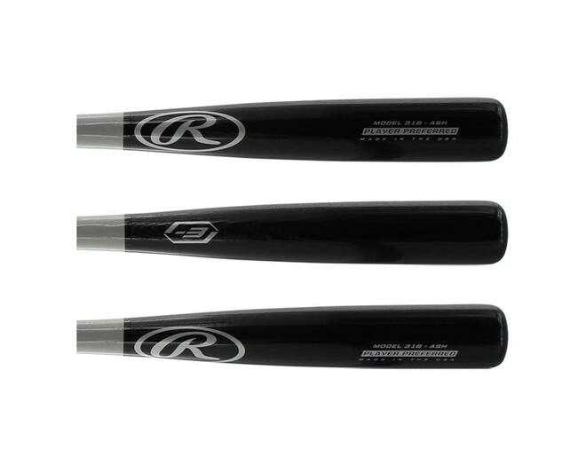 Rawlings 318RAW Player Preferred Ash Wood Bat 34 inch Size