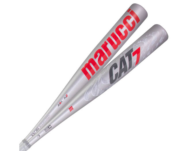 Marucci MCBC72S CAT7 Silver BBCOR (-3) 33 inch Size