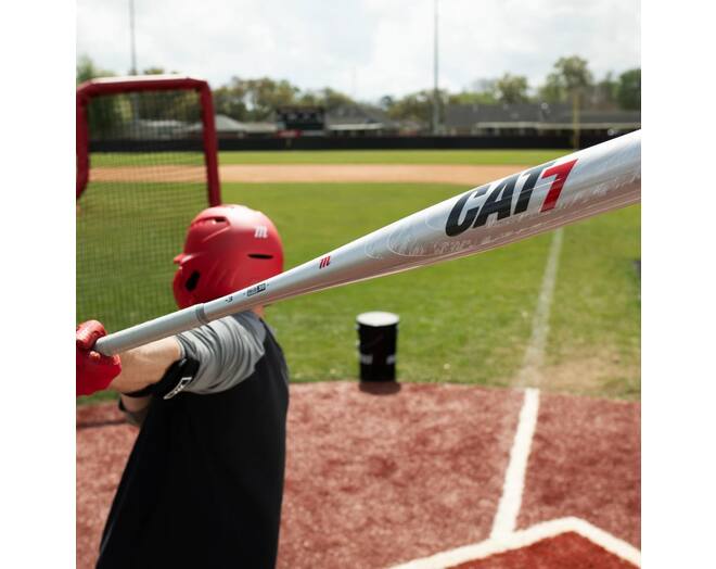 Marucci MCBC72S CAT7 Silver BBCOR (-3) 33 inch Size