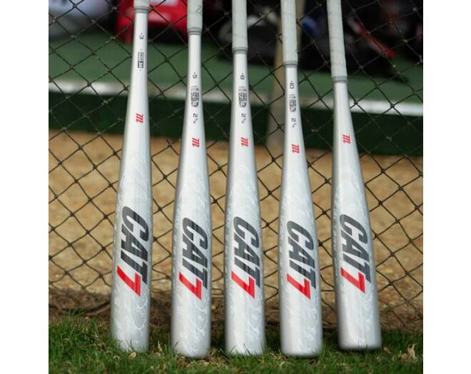 Marucci MCBC72S CAT7 Silver BBCOR (-3) 33 inch Size