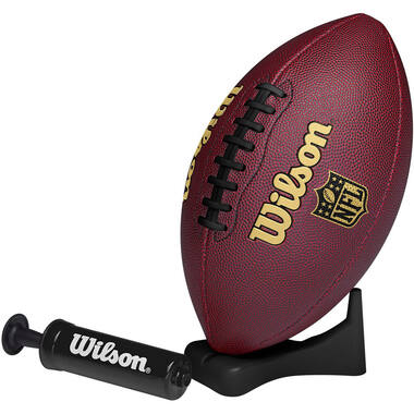 Wilson NFL Ignition Pump and Kicking Tee Junior for American Football Ball