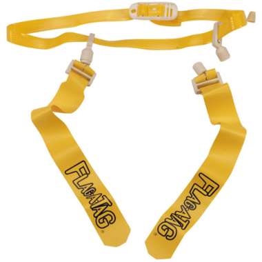 Markwort Flag-A-Tag Flag Football Set (Belt & Flags) | One Size Yellow
