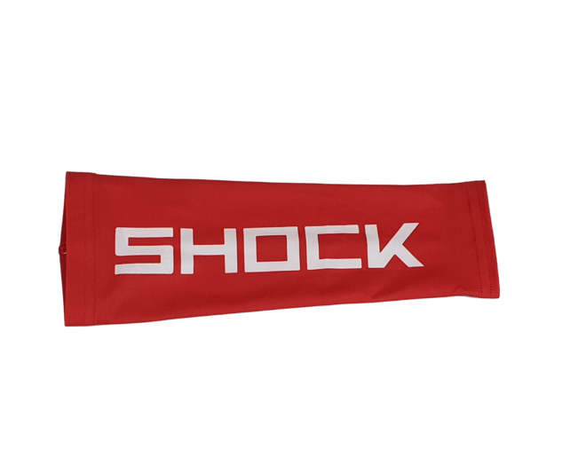 Shock Doctor Showtime Comp Arm Sleeve Solid L Red