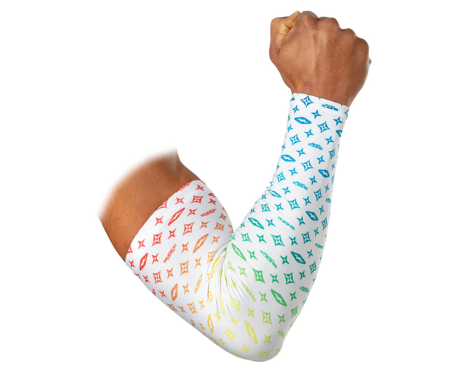 Shock Doctor Showtime Comp Arm Sleeve S White/Multi Color L