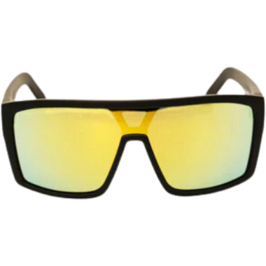 SHOC Sunglasses Gloss Black Frame Color 24K Gold