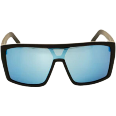 SHOC Sunglasses Gloss Black Frame Color Ice Blue