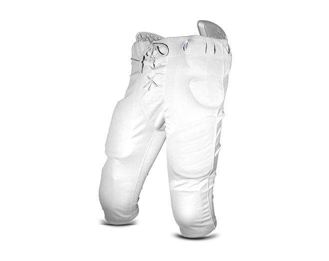 All Star FBP1A Adult 14 Slot Poly Pant XL White
