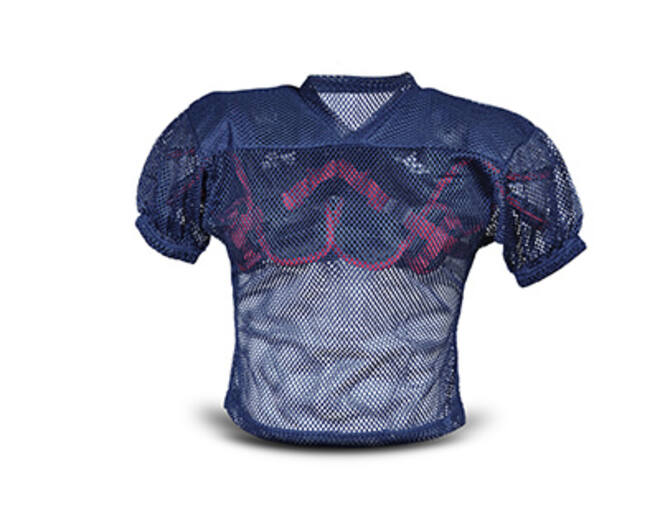 All Star FBJ2A Adult Porthole Mesh w/Double PM Yo 3XL Silver