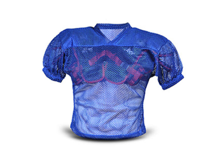 All Star FBJ2A Adult Porthole Mesh w/Double PM Yo 3XL Silver