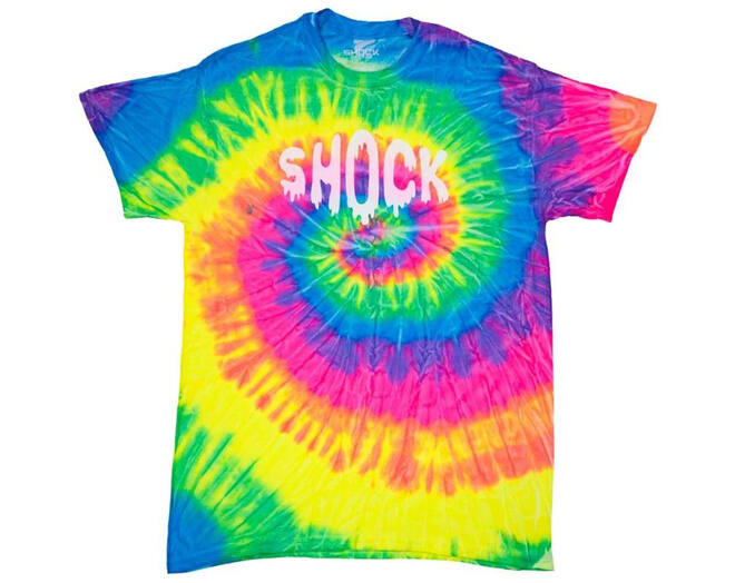 Shock Doctor Shock Drip Multi Tie-Dye SS T Youth M Size