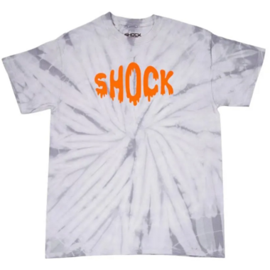 Shock Doctor Shock Drip Grey Tie-Dye SS T Youth L Size