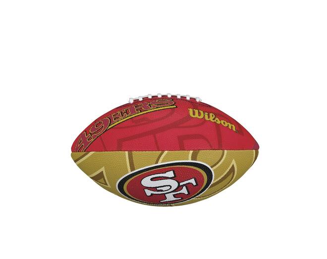 Wilson F1534XB NFL Team Logo Junior Club 49ers