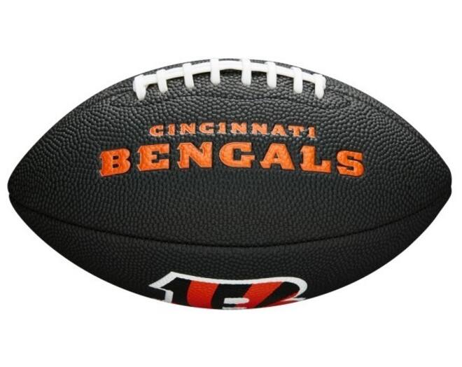 Wilson F1533XB Black Edition NFL Mini Soft Touc Team Bengals