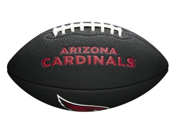 Wilson F1533XB Black Edition NFL Mini Soft To Team Cardinals