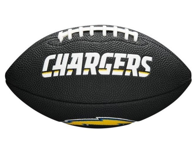 Wilson F1533XB Black Edition NFL Mini Soft Tou Team Chargers