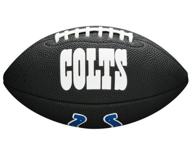 Wilson F1533XB Black Edition NFL Mini Soft Touch Team Colts
