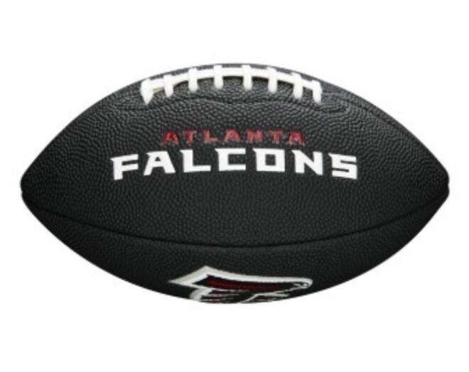 Wilson F1533XB Black Edition NFL Mini Soft Touc Team Falcons
