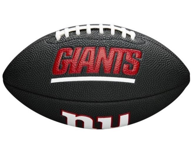 Wilson F1533XB Black Edition NFL Mini Soft Touch Team Giants