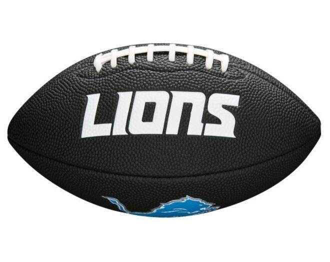 Wilson F1533XB Black Edition NFL Mini Soft Touch Team Lions
