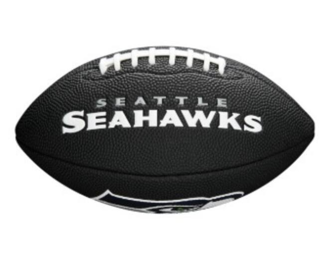 Wilson F1533XB Black Edition NFL Mini Soft Tou Team Seahawks