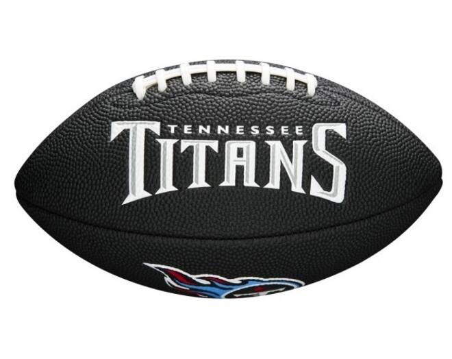 Wilson F1533XB Black Edition NFL Mini Soft Touch Team Titans