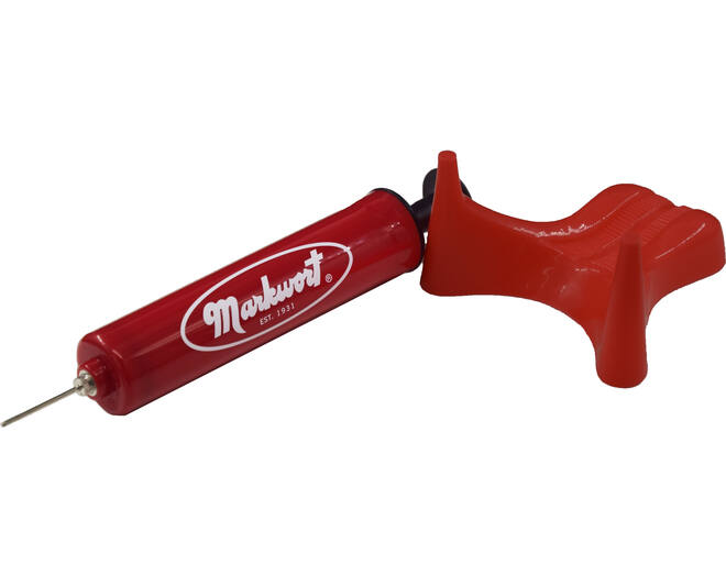 Markwort 6 Inch Combo Pump & Football Tee for any Size Standard American Football Ball