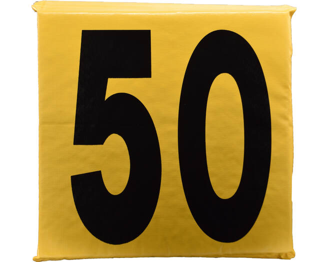 Markwort American Football Sideline Markers Flex Foam Set (SIDE11Y) | Football Field Yard Markers