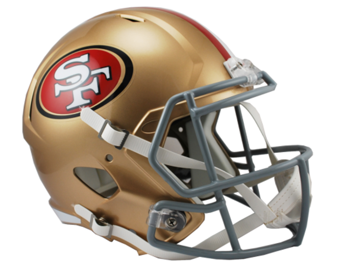 Riddell Speed Replica Helmet Club 49ers