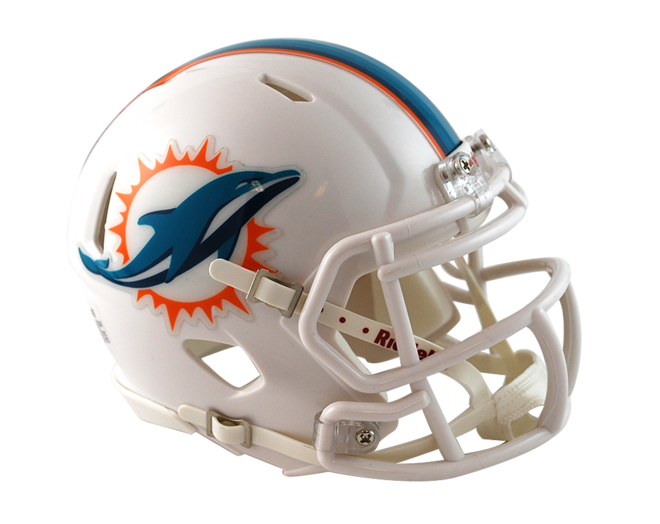 Riddell Speed Mini Helmet Club Dolphins