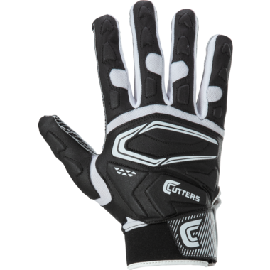 Cutters CG10240 Game Day Padded Glove 2.0 Youth L/XL Black