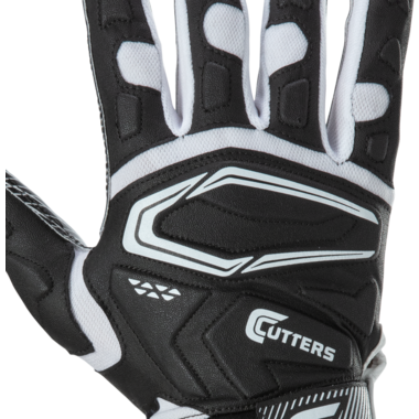 Cutters CG10240 Game Day Padded Glove 2.0 Youth L/XL Black
