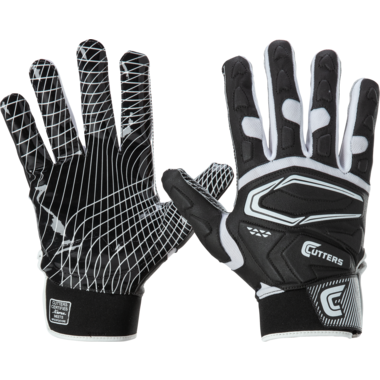 Cutters CG10240 Game Day Padded Glove 2.0 Youth L/XL Black