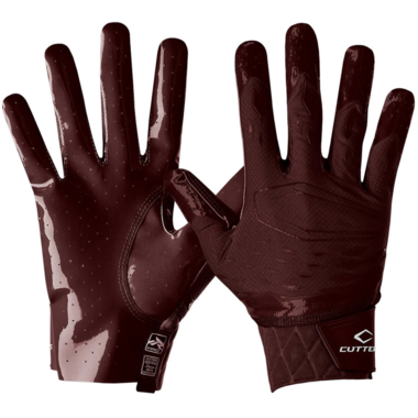 Cutters CG10440 Rev Pro 5.0 Receiver Gloves Solid XXL Maroon