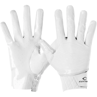 Cutters CG10440 Rev Pro 5.0 Receiver Gloves Solid M White