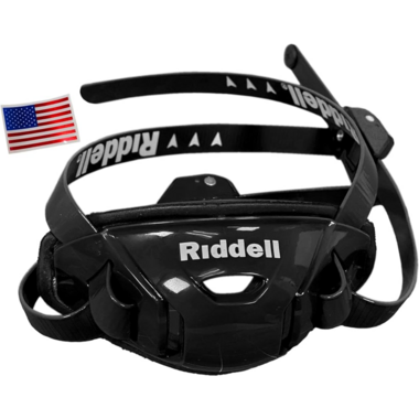Riddell J4600 Hard Cup Chinstrap Mid/Hi L Black