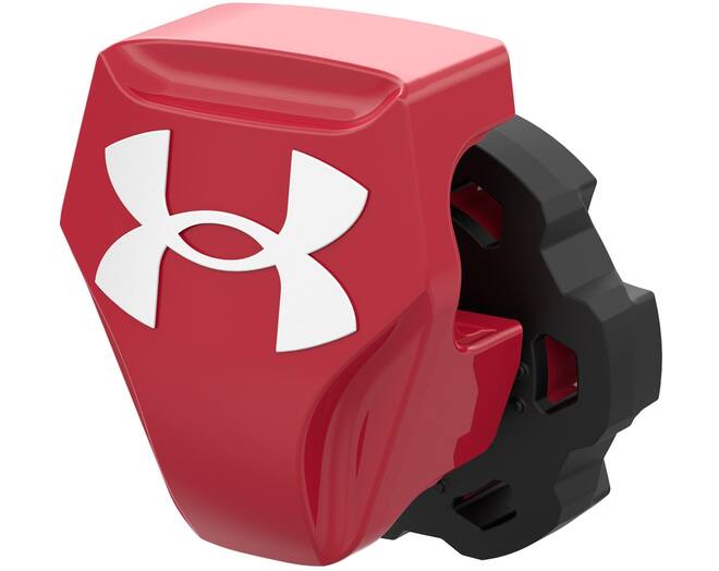 Under Armour Football Visor Clips, Pairs Color Red