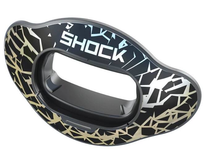 Shock Doctor Shield Color BLK SLVR Shattered