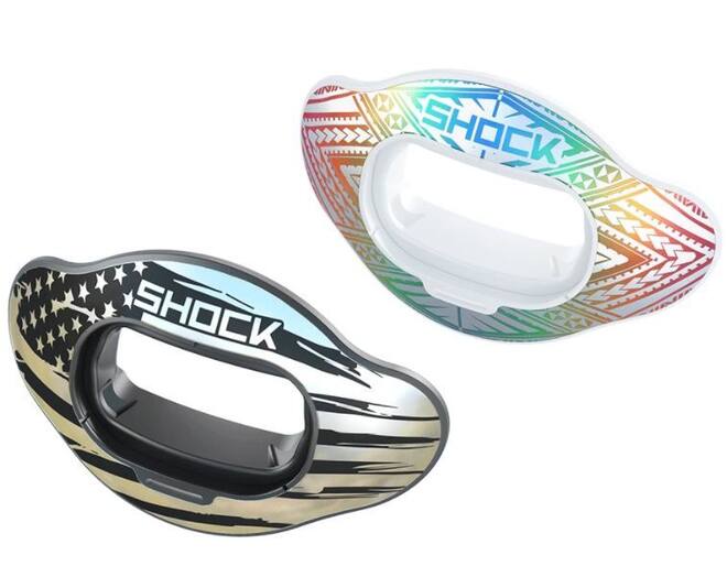 Shock Doctor 2 Pack Shields Color Chrome Flag / Silve