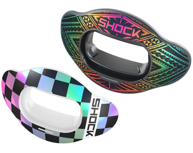 Shock Doctor 2 Pack Shields Color Iridescent / Chrome