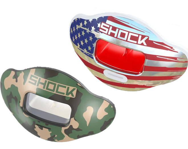 Shock Doctor 2 Pack Shields Color Red Flag / Woodland