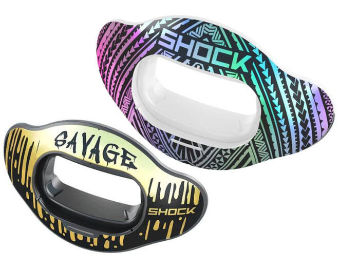 Shock Doctor 2 Pack Shields Color Iridescent Tribal /