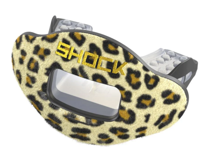Shock Doctor Max AirFlow 2.0 Lip Guard Adult Strapless Cheetah