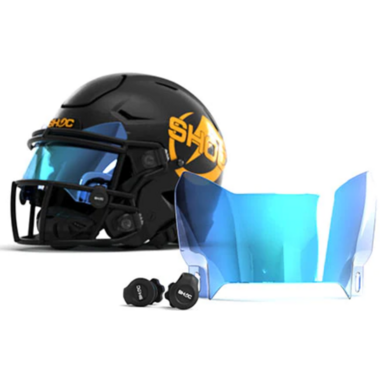 SHOC Zero G Plus Football Visor Color Clear Sky
